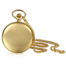Pocket Watch Antique Alloy Gold Pendant 1 Piece