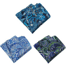 Men's Floral Stripe Pocket Square 3 PCS