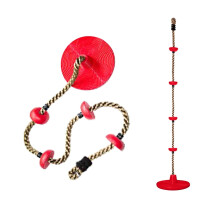 Sit-Stand-Climb Disc Swing with 6.2 ft Rope Heavy Duty 220