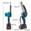 Aggxpf Cordless Mini Chainsaw 6 inch with 2 Batteries 8