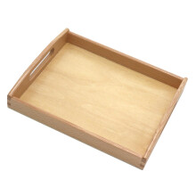 Montessori wooden sand tray for painting activities small