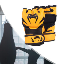 MMA Gloves Sparring Gear Waterproof Adult Unisex Orange