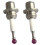 2X 3D-Sensor 80.362.00 Touch Probe Stylus M3 4mm Ruby  Keramische Steel CNC Cmm Machine 1Pc 1