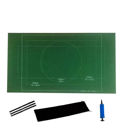 Felt Jigsaw Puzzle Mat Set Green 1500-Piece