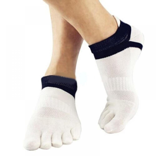 Toe Socks Cotton Ankle Low-Cut Five-Finger Socks (1 Pair)