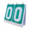 S Scoreboard 2-Digit Tabletop Flip Score Counter for 1