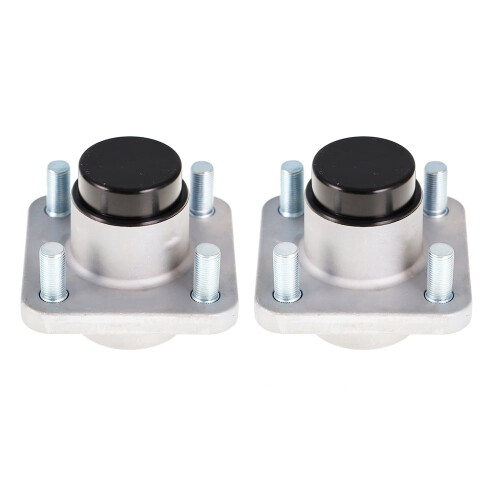 Golf Cart Front Wheel Hub Assembly with Bearings 2 Pack