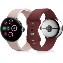 Google Pixel Watch 3 41mm band 2 pack silicone sport strap
