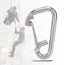 Locking Carabiner 304 Stainless Steel M10