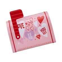 Metal Mailbox Toy Box Pink Valentine's Day Treat Container