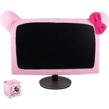 Cat Ear Dust Cover for 15-21 Inch Monitors Pink