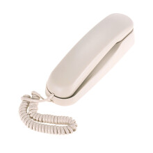 DCENTA Wall-Mount Mini Corded Landline Phone White