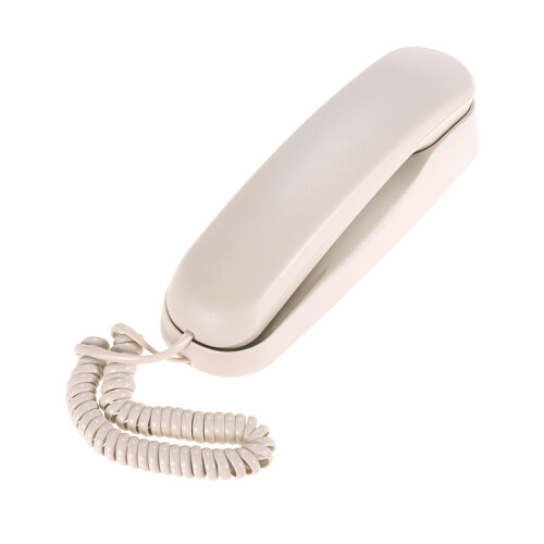 DCENTA Wall-Mount Mini Corded Landline Phone White
