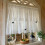 Lace Sheer Kitchen Valance Curtain 24 Inch Leaf Embroidered 1