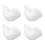 Foam Hen Mould White 14cm 4 pcs 1