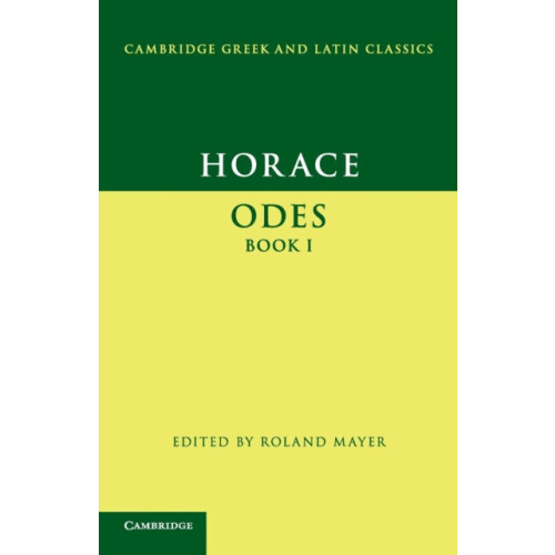 Horace Odes Book I by Horace Paperback Book