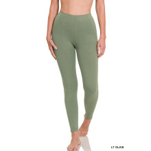 Women's Cotton High Waist Full Length Leggings