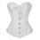 Women's Satin Lace Bustier Corset Set with G-string S-6XL 1