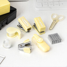 Mini Office Supplies Kit Portable Compact 7 Pieces
