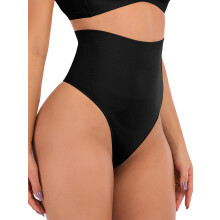 Shorts modeladores femininos de cintura alta com efeito levanta bumbum e barriga.