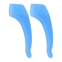 Non-Slip Eyeglasses Ear Grips Silicone Retainer Sky Blue