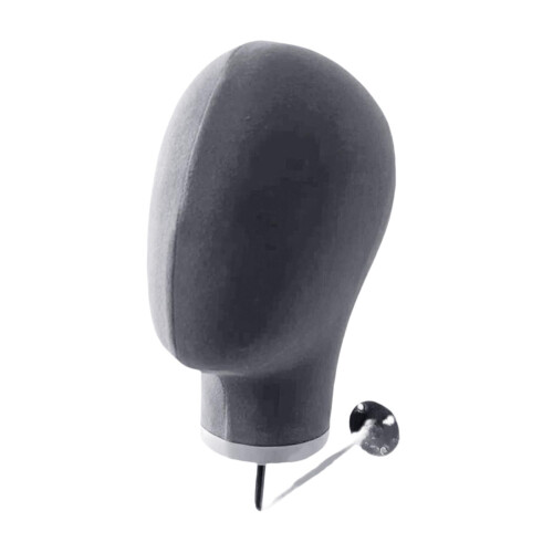 Wall Mount Mannequin Head Hat Display Stand Grey 1