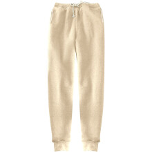 Women's Thermal Fleece Cargo Pants Beige High-Waisted