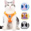 Cat Harness and Leash Set Adjustable Vest with Reflective 1