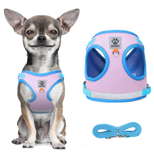 Cat Harness and Leash Set Adjustable Vest with Reflective
