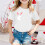 Kids Short Sleeve Solid Tee Petal Sleeve White 6-7 Years 2