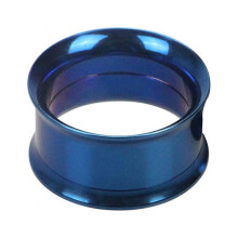 Ear Expander Solid Color Stainless Steel 10mm Double Flared