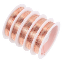 Copper Craft Wire for Jewelry Making 5 Rolls
