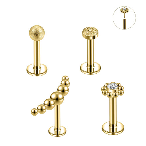 Σετ χειλιών Labret 16 τεμαχίων