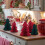 Christmas Honeycomb Tree Centerpiece Red 3 pcs 5