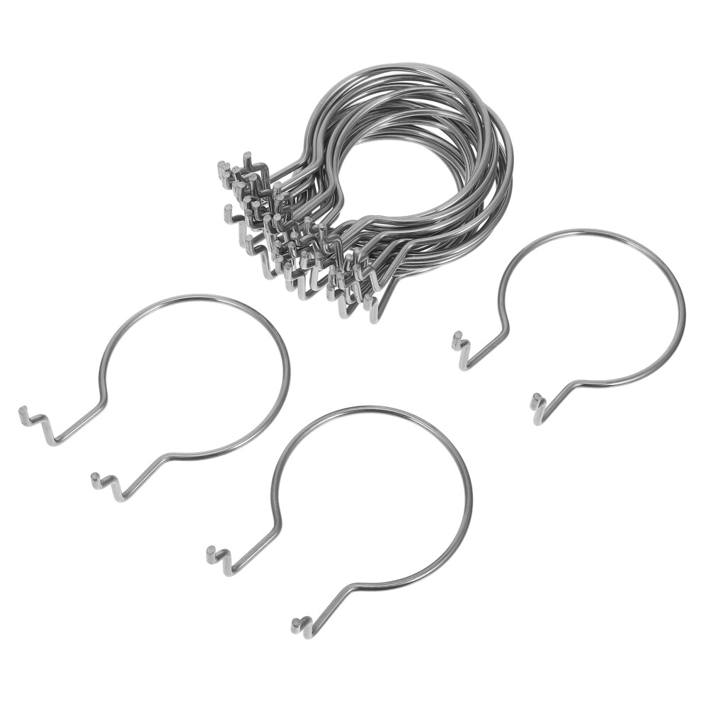 Stainless Steel Pegboard Hooks Garage Workshop 20 Pcs 9422877700677