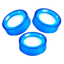 Cash Handling Sponge Blue 3 Pieces 2.7 x 2.7 x 1 Inch