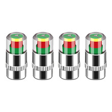 Tire Caps with Visual Indicator for TPMS 4-Pack