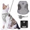 Cat Harness and Leash Set Adjustable Reflective Vest 1