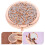 Rose Gold Foldable Makeup Mirror with Rhinestones Travel 1