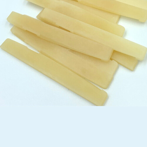 Guitar Saddle Nut Bridge Bone 72x3x9mm 10pcs