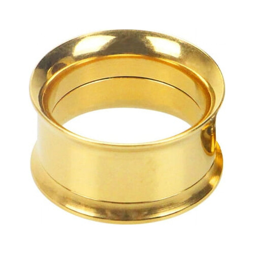 Ear Expander Solid Color Stainless Steel Double Flared 4mm