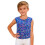 Kids Leopard Glitter Tank Top Blue Size 170 4