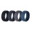 Silicone Wedding Rings for Men 8mm Size 14 4-Pack 1