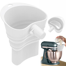 Silicone Flour Funnel for Tilt Head Stand Mixer 4.5–7 Qt
