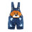 Denim Suspender Overalls for Toddlers Summer 3D Design 1