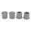 Rubber Hiking Pole Tips 25mm 4 Pcs 1