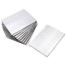 Auto Sound Deadener Mat Silver 10 pcs