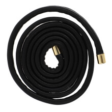 Ponytail Hair Wire Black PU Adjustable Length 1 Pack