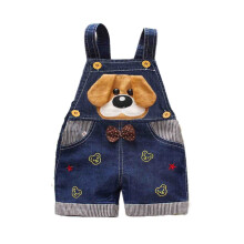 Denim Suspender Overalls for Toddlers Summer