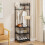 CaiTeLin freestanding coat rack with 2 shelves 1